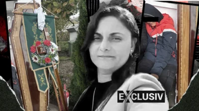 Scene SFÂȘIETOARE la înmormântarea Elenei, femeia ucisă pe trecerea de pietoni din Berceni