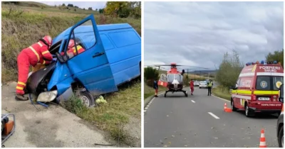 Accident mortal! Un bărbat de 75 de ani și-a pierdut viața după ce s-a izbit cu duba de un cap de pod!