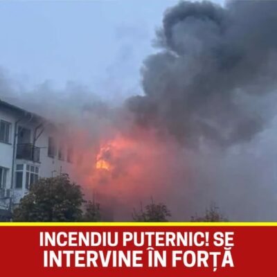 Incendiul puternic! Zeci de persoane sunt evacuate, iar pompierii intervin în forță