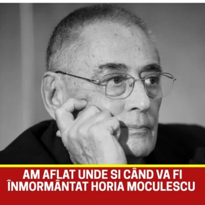 Cum va fi omagiat Horia Moculescu. Unde va fi înmormântat și cine îi va aduce un ultim tribut