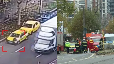 Doamne, ce durere! A murit femeia lovită de cablul de la tramvai, în București! Era internată la Spitalul Pantelimon