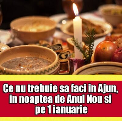 Ce NU este bine să faci în primele 3 zile din Anul Nou, în Ajun și pe 1 ianuarie. Tradiții vechi care spun că îți pot influența norocul tot anul
