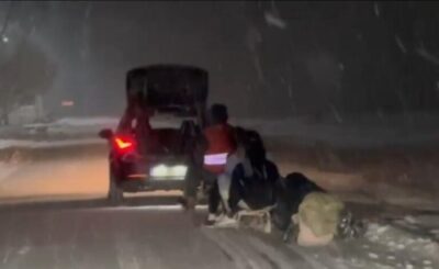 Filmul tragediei din Olt. Un adolescent a murit la săniuș după o manevră fatală: Ce au descoperit polițiștii