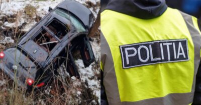 Tragedie fără margini în Brașov! O fetiță de 14 ani a murit pe loc. Mașina plină cu copii s-a răsturnat
