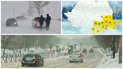 Haos total în România! Drumuri închise și copaci puși la pământ de viscol. Ce se întâmplă chiar acum în București!