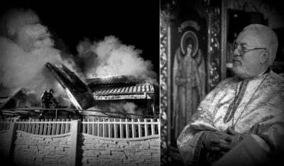 Doliu in Biserica Ortodoxa Romana. Parintele si-a pierdut viata in propria locuinta, dupa ce un incendiu devastator i-a distrus locuinta.