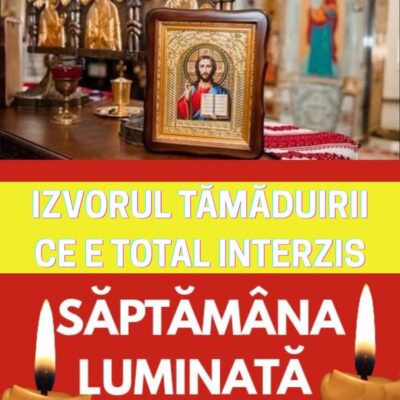 De Izvorul Tămăduirii este INTERZIS cu desăvârșire să…