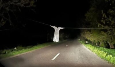 Apariție înfiorătoare pe un drum din Călărași! Ce au găsit șoferii în mijlocul șoselei: „E o fantomă?”