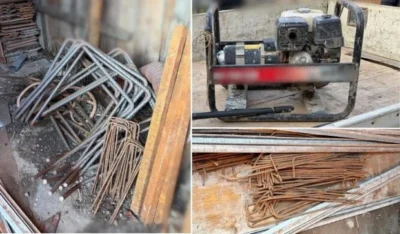 Ce au găsit polițiștii în dormitorul muncitorilor de pe șantierul Cluj-Oradea