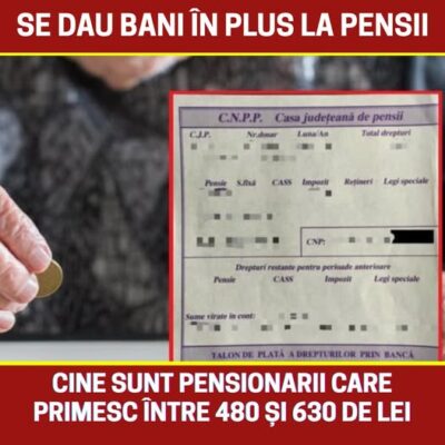 Sute de mii de PENSIONARI primesc bani în plus de la stat pentru…