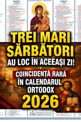 COINCIDENȚĂ RARĂ în calendarul ortodox. Trei mari sărbători pică pe data de…