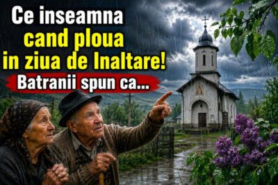 Ce inseamna cand ploua in ziua de Inaltare! Batranii spun ca…