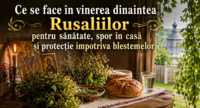 Ce trebuie să pui la icoană în vinerea dinaintea Rusaliilor pentru noroc și sănătate. Greșeala care îți alungă sporul