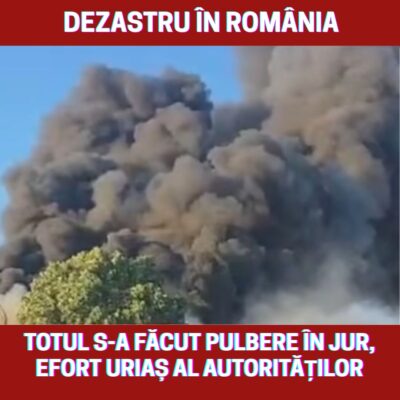 Pompierii intervin cu ROBOȚI lângă două benzinării unde au început să se audă…