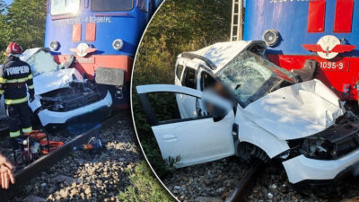 Tragedie cumplită în Oradea! Mașină spulberată de tren, pasagerii nu au avut nicio șansă în …
