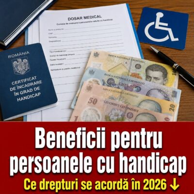 Află ce SUME și facilități poți primi dacă deții un certificat de handicap…