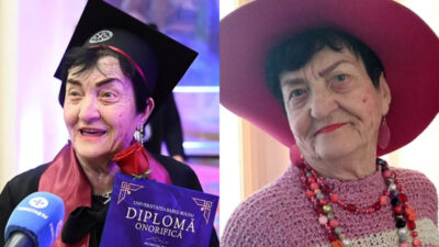 Ea este românca de 90 de ani care a uimit o țară întreagă! Ce facultate a absolvit Amalia la o vârstă record în Cluj