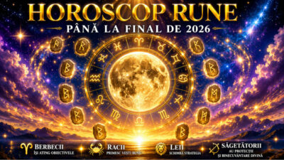 Horoscop Rune pana la final de 2026 pentru toate zodiile. Berbecii isi ating obiectivele, Racii primesc vesti bune, Leii schimba strategia, Sagetatorii au protectie si binecuvantare divina