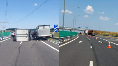 BREAKING NEWS Două victime pe Drumul Expres DEx12, după un impact violent între două autoturisme