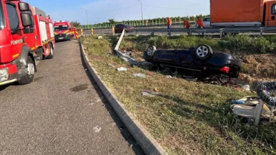 Tragedie pe Autostrada Soarelui. Un om a murit și alte trei persoane au fost rănite într-un accident grav
