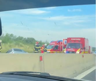 Clipe de cosmar pe DN1: Patru copii, raniți grav după ce mașina a zburat de pe sosea. Detalii cutremurătoare