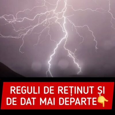 NU te mai adăposti sub copaci în timpul furtunii, iată ce trebuie să faci…