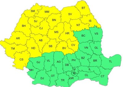 Furtuni violente și grindină anunțate de meteorologi, iată ce zone vor fi…