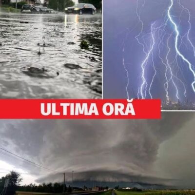 FURTUNI violente și vânt de 80 km/h, iată ce regiuni vor fi…