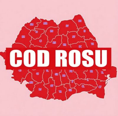 UPDATE S-a emis Cod Roșu de furtuni și grindină
