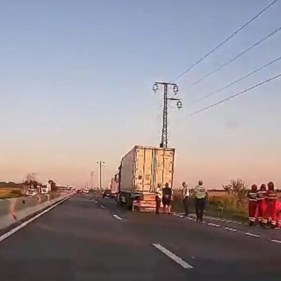Tragedie fără margini pe DN1! Un pieton în vârstă de 46 de ani a fost lovit mortal de un TIR