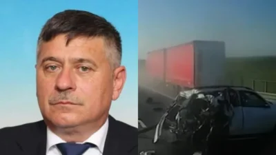 El este afaceristul care a murit în accidentul de pe A1. Gabriel se afla în mașină pe banda de urgență, când a fost spulberat de un TIR