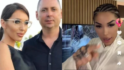 Alexandra Alișorii și-a ieșit din minți după declarațiile lui Daniel Balaciu. Tiktokerița a spart televizorul în timpul unui live