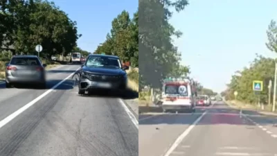 Accident între o mașină și o trotinetă în Bihor. Un adolescent de 14 ani a fost rănit