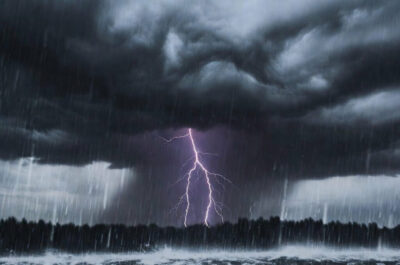 ALERTA METEO IMEDIATA: Cod portocaliu de furtuna: averse torentiale si descarcari electrice