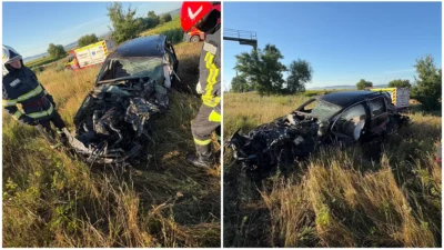 Accident cumplit în Suceava. Un bărbat de 47 de ani a murit după ce mașina sa a fost lovită de un tren