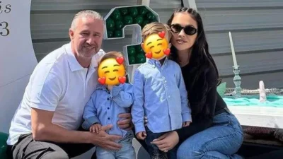 Laurențiu Reghecampf și Corina Caciuc au sărbătorit tăierea moțului fiului lor. Ce obiect a ales micuțul Landon