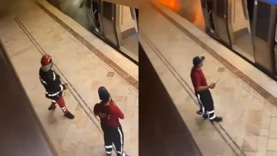 Incident la metrou! Circulația a fost oprită la Universitate, după ce un cablu a fost cuprins de flăcări. Toți călătorii, evacuați