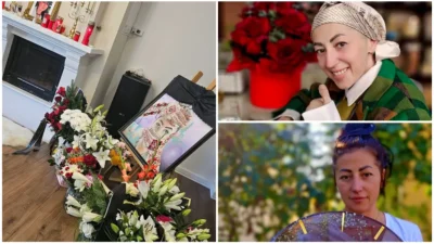 Imagini emoționante de la priveghiul Oanei Adiaconiței. Familia a anunțat când va avea loc înmormântarea: „Îmi cer iertare dacă v-am greșit”