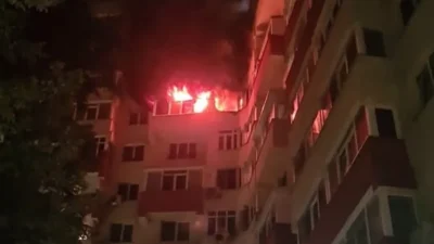 Mobilizare de amploare în București. Șase autospeciale de pompieri au intervenit în zona Bulevardului Constantin Brâncoveanu
