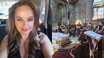 Imaginile durerii de la înmormântarea mamei lui Alexandru Rățoi, polțistul mort în misiune. Cătălina a fost condusă pe ultimul drum