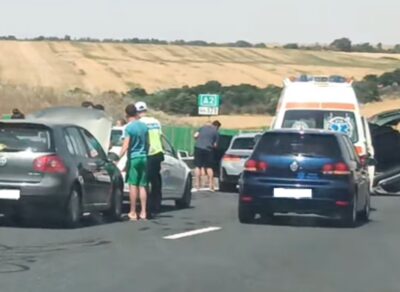 Trei victime pe Autostrada A2, în urma unui eveniment rutier. Au fost implicate trei autoturisme