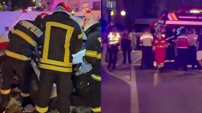 Accident grav în centrul Brașovului, după ce o mașină a intrat într-un grup de pietoni! Sunt doi morți și doi răniți
