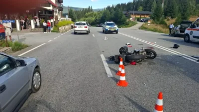 Accident mortal în Suceava! Un motociclist a murit după impactul cu o mașină condusă de un tânăr de 18 ani
