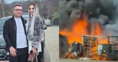 Ionuț și Mădălina, doi soți de 34 și 26 de ani, au sfârșit carbonizați după ce s-au izbit cu TIR-ul de un camion