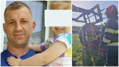 Florin a murit după ce s-a răsturnat cu tractorul pe un câmp din Flămânzi. Bărbatul avea 34 de ani