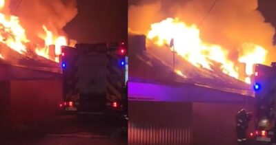Un complex de locuințe sociale din județul Timiș a fost cuprins de foc: Un bărbat și-a pierdut viața după ce s-a întors în clădire pentru a-și salva câinele