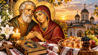 Cruce rosie pe 9 septembrie! Sunt pomeniti parinti Maicii Domnului, Sfintii si Dreptii Dumnezeiesti Parinti Ioachim si Ana,mari ocrotitori a familiilor. Ce NU se face in aceasta zi si de ce se spune ca banii nu se dau cu imprumut