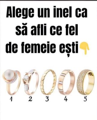 Alege un inel și află ce spune despre stilul și personalitatea ta