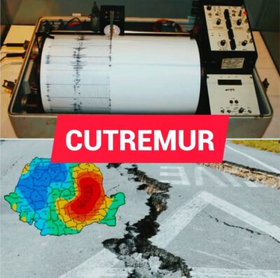 Cutremur cu magnitudine de peste 3 grade pe scara Richter produs într-o zonă atipică a României. S-a simțit în mai multe județe