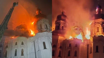 Catedrala Adormirii Maicii Domnului din Kiev, afectată după atacul cu drone și rachete. Reacția Patriarhiei Române și explicațiile Rusiei